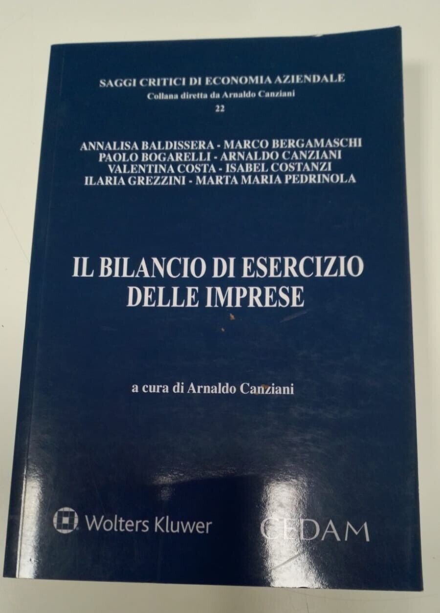 il bilancio di esercizio delle imprese - cedam - 9788813362454
