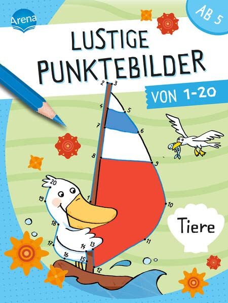 Silke Reimers Lustige Punktebilder von 1-20. Tiere: Von Punkt-zu-Pun (Tascabile)