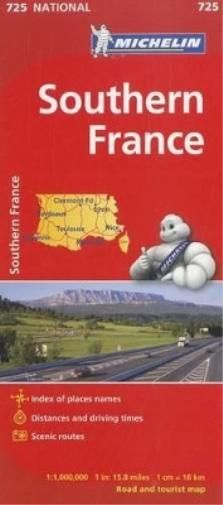 Michelin Southern France - Michelin National Map 725 (Map)