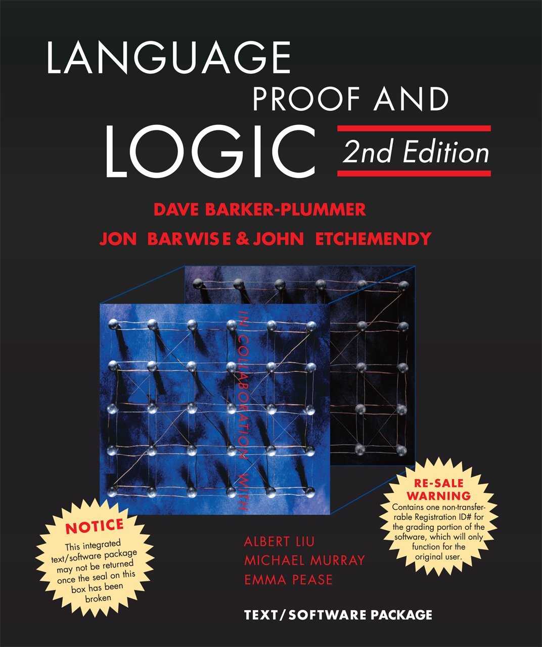 9781575866321 Language, Proof and Logic: Second Edition - Dave Barker-Plummer,Jo