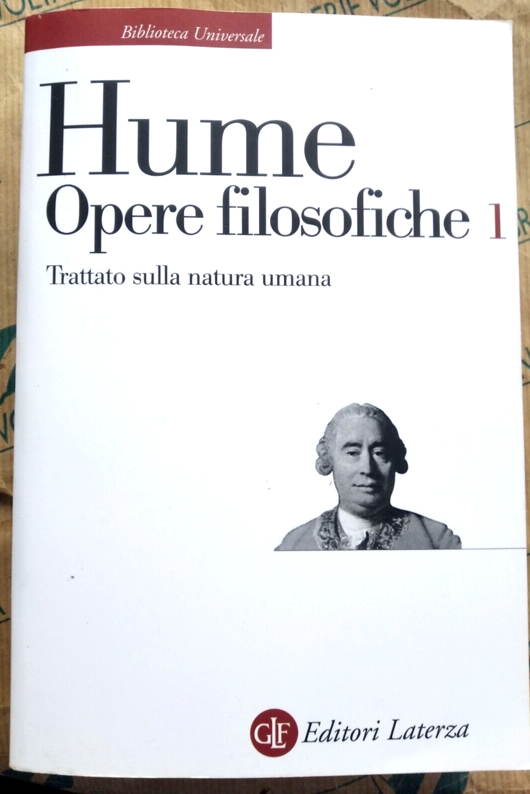 OPERE FILOSOFICHE VOL.1 - DAVID HUME - EDITORI LATERZA