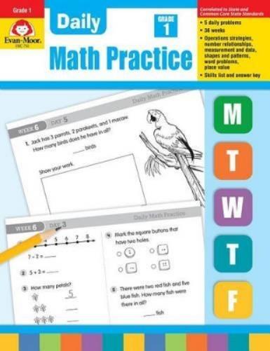 Daily Math Practice, Grade 1 Teacher Edition (Tascabile) Daily Math Practice