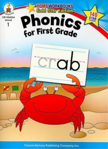 Phonics for First Grade, Grade 1 (Tascabile) Home Workbooks