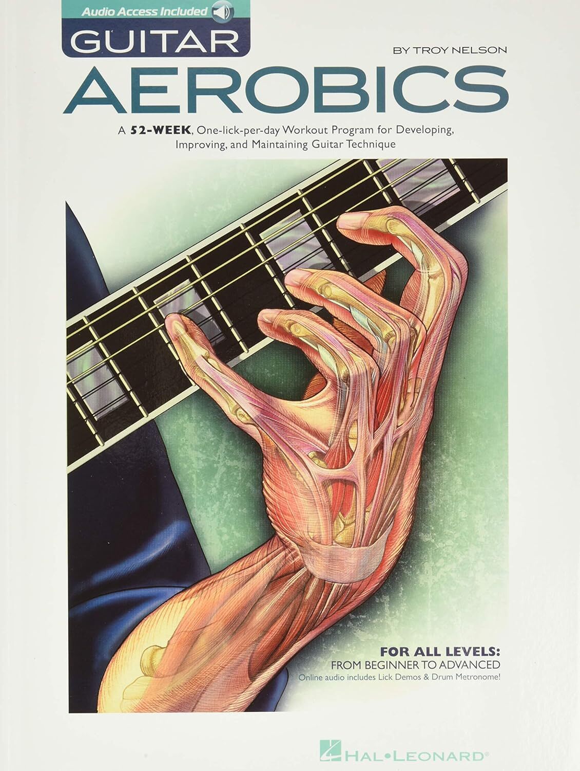9781423414353 Troy Nelson: Guitar Aerobics (Book/Online Audio) [Lingua inglese]