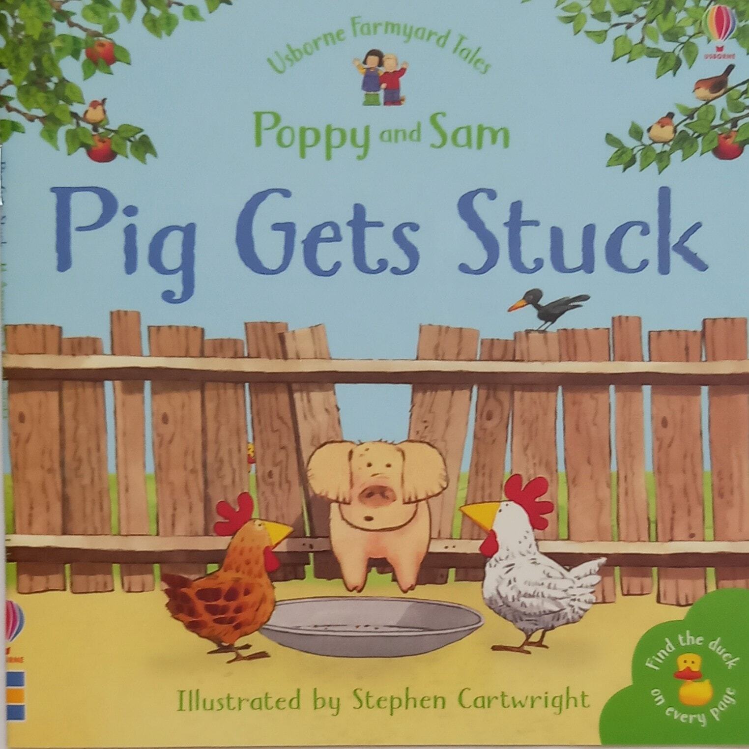 LIbri UK/US Pig Gets Stuck Sticker Book
