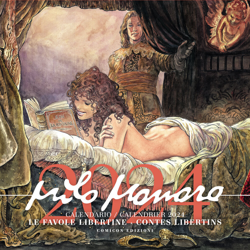 Milo Manara. Le favole libertine. Calendario 2024 - Manara Milo, La Fontai...