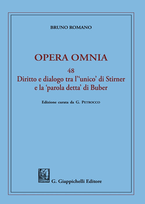 OPERA OMNIA ROMANO BRUNO