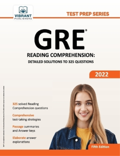 Vibrant Publishers GRE Reading Comprehension (Tascabile) Test Prep