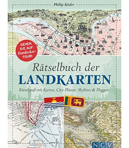 Philip Kiefer Rätselbuch der Landkarten: Rätselspaß mit Karte (Copertina rigida)
