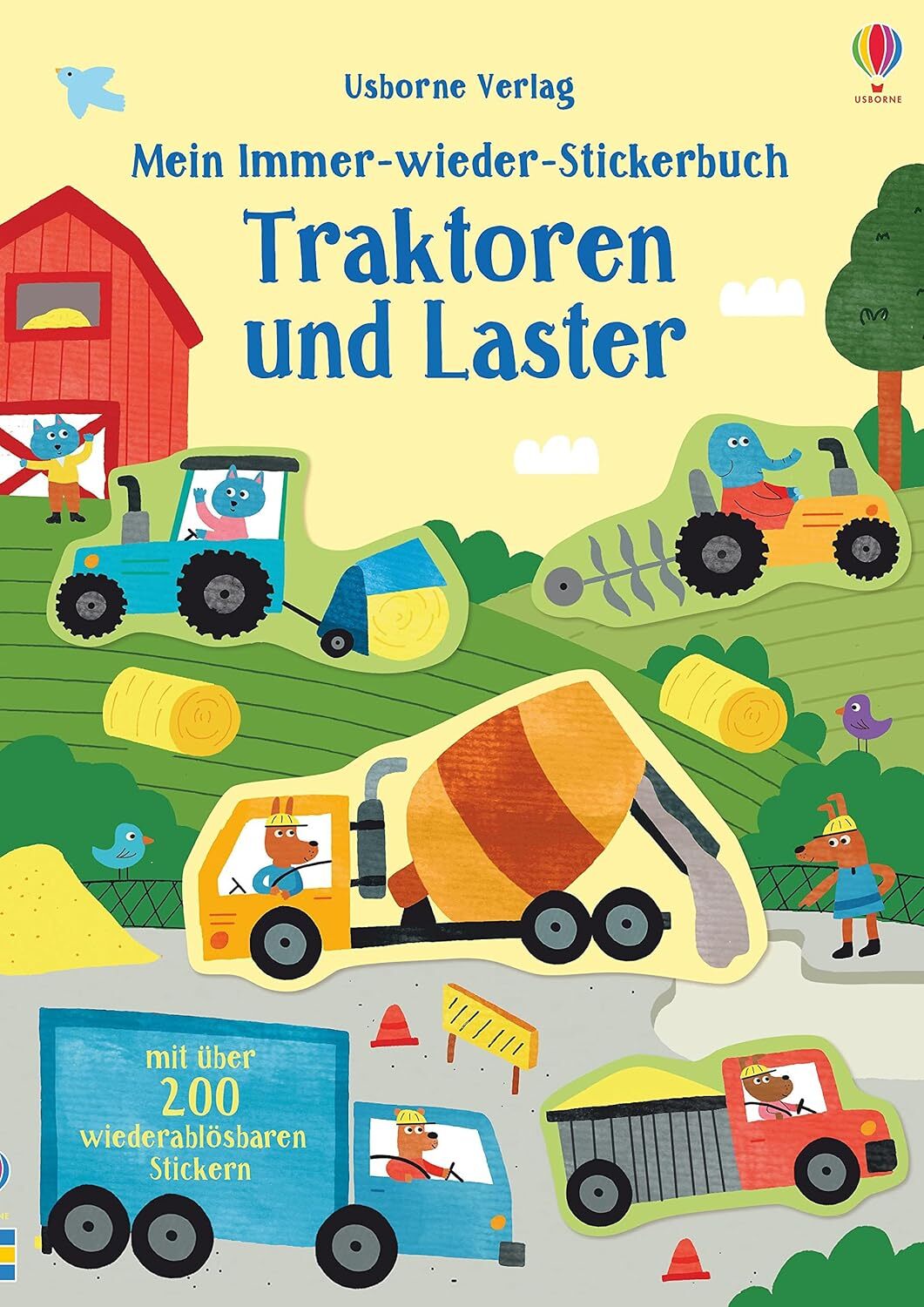 9781789413779 Mein Immer-wieder-Stickerbuch: Traktoren und Laster - Hannah Watso