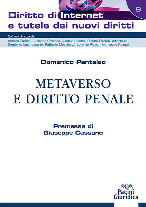 Metaverso e diritto penale - Pantaleo Domenico