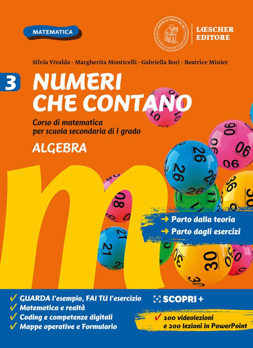 9788858337325 Numeri che contano. Corso di matematica per la scu...tria (Vol. 3)