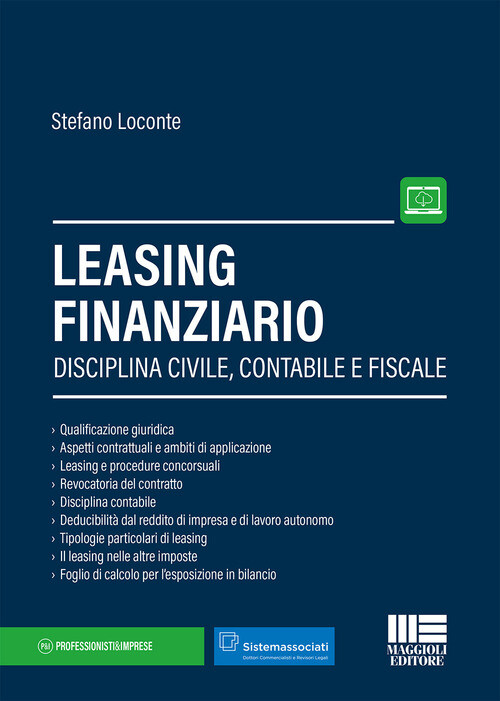 LEASING FINANZIARIO. CON AGGIORNAMENTO ONLINE LOCONTE STEFANO