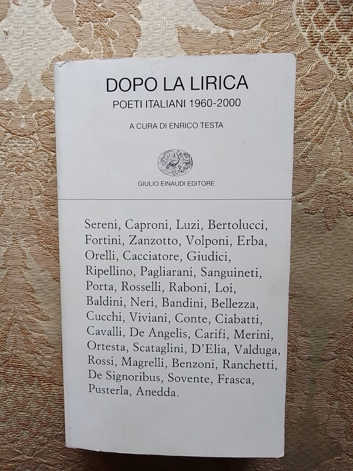 Dopo La Lirica,Poeti Italiani 1960 - 2000,Nuovo