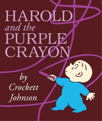 Crockett Johnson Harold and the Purple Crayon (Libro di cartone)