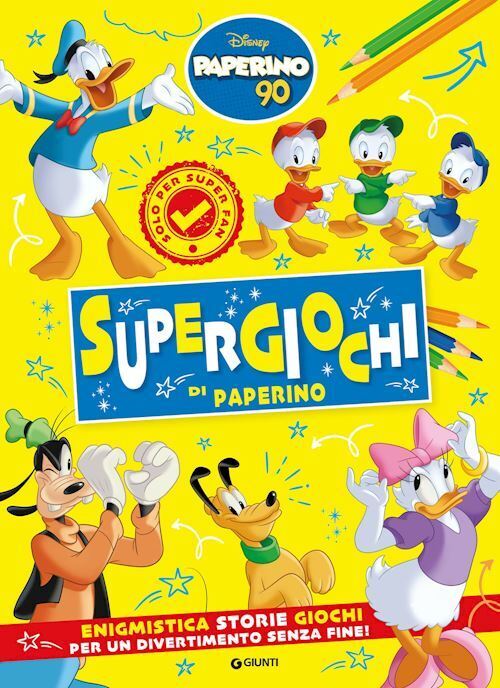 SUPERGIOCHI DI PAPERINO. PAPERINO 90. ENIGMISTICA STORIE GIOCHI PER UN DIVERTIME