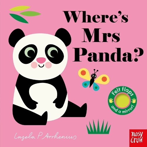 Ingela P Arrhenius Where's Mrs Panda? (Libro di cartone) Felt Flaps
