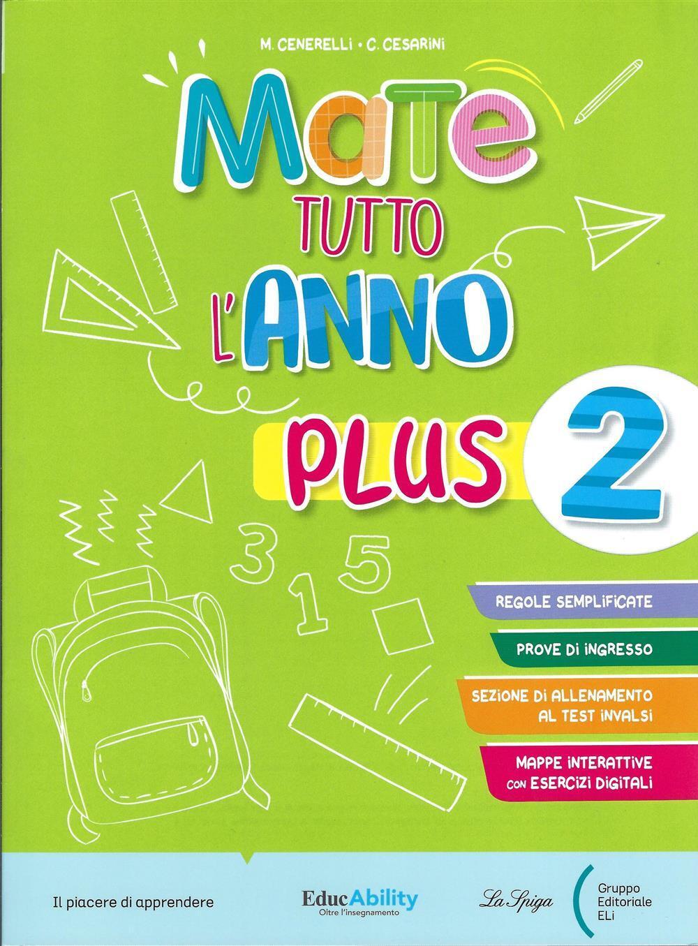 Mate Tutto l'anno Plus 2 - Cenerelli M., Cesarini C.