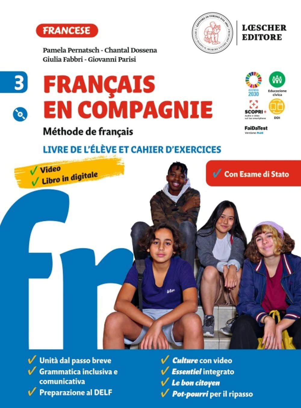 9788858337929 Français en compagnie. Méthode de français. Liv...udio (Vol. 3)