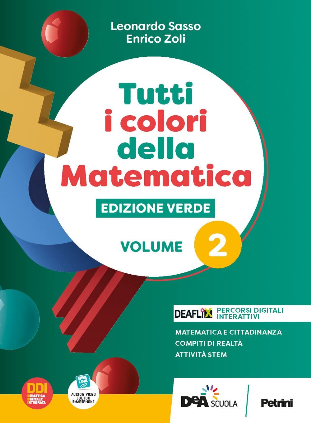 9788849425222 Tutti i colori della matematica. Ediz. verde. Con ...line (Vol. 2)