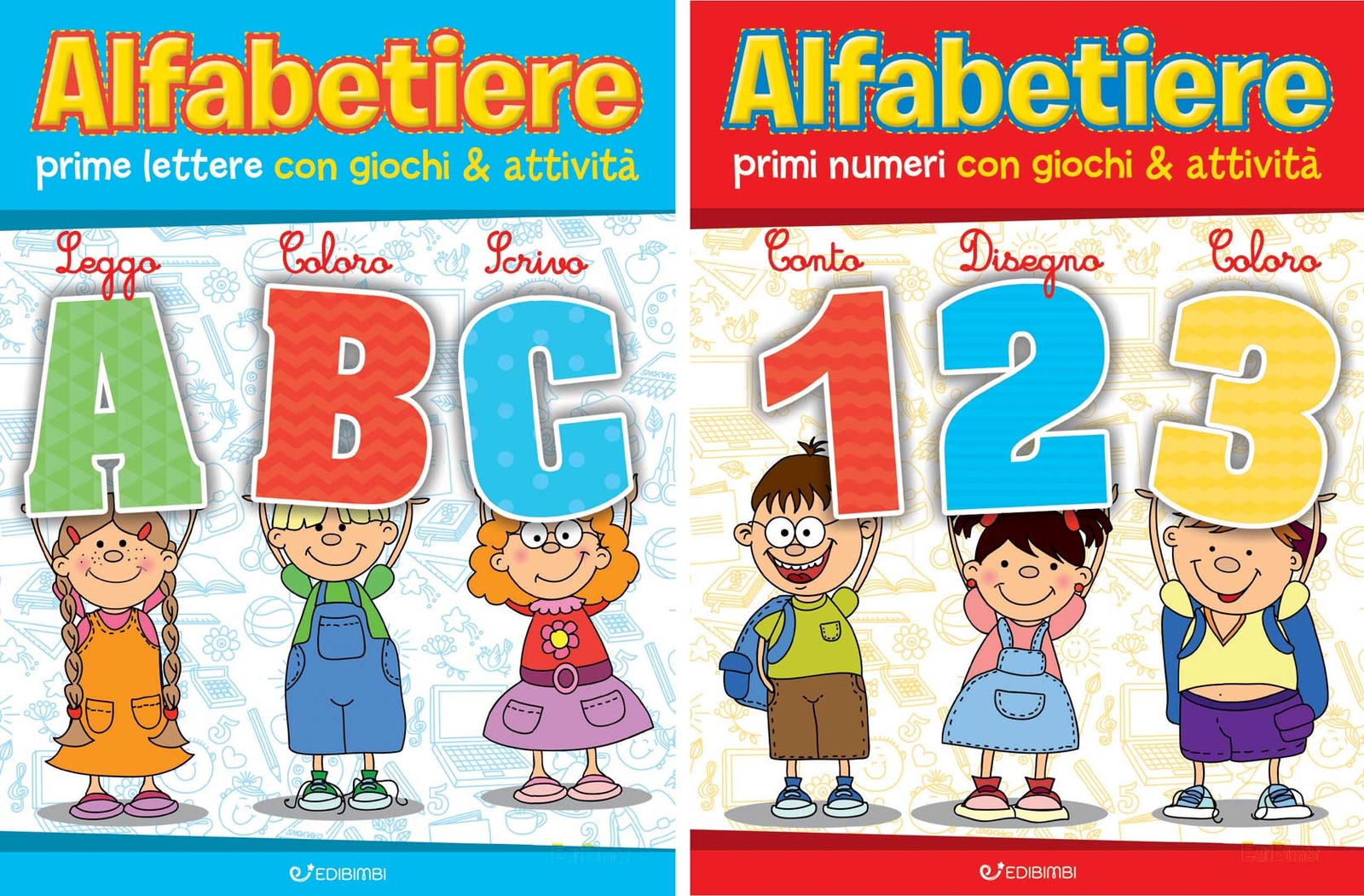 Libri Alfabetiere. Prime Lettere E Primi Numeri Con Giochi & Attivita' (Assortim
