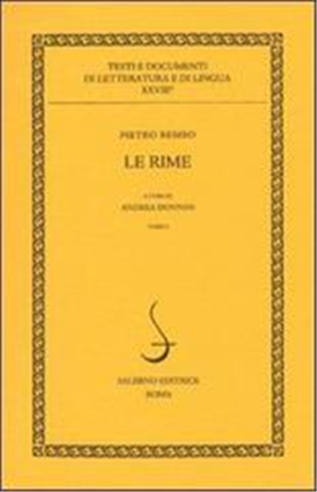 Bembo,Pietro. - Le Rime.