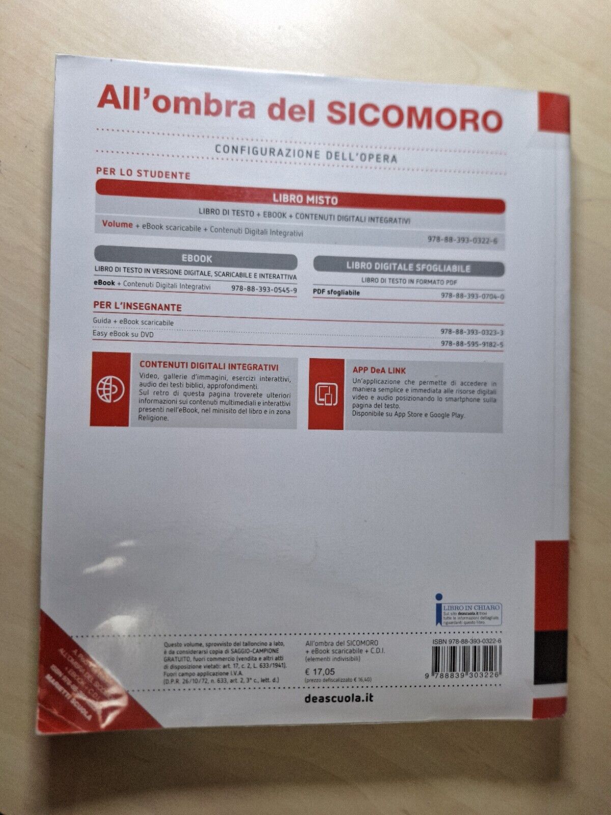 All'ombra del Sicomoro ISBN 9788839303226