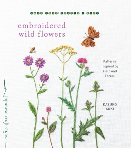 Kazuko Aoki Embroidered Wild Flowers (Tascabile)