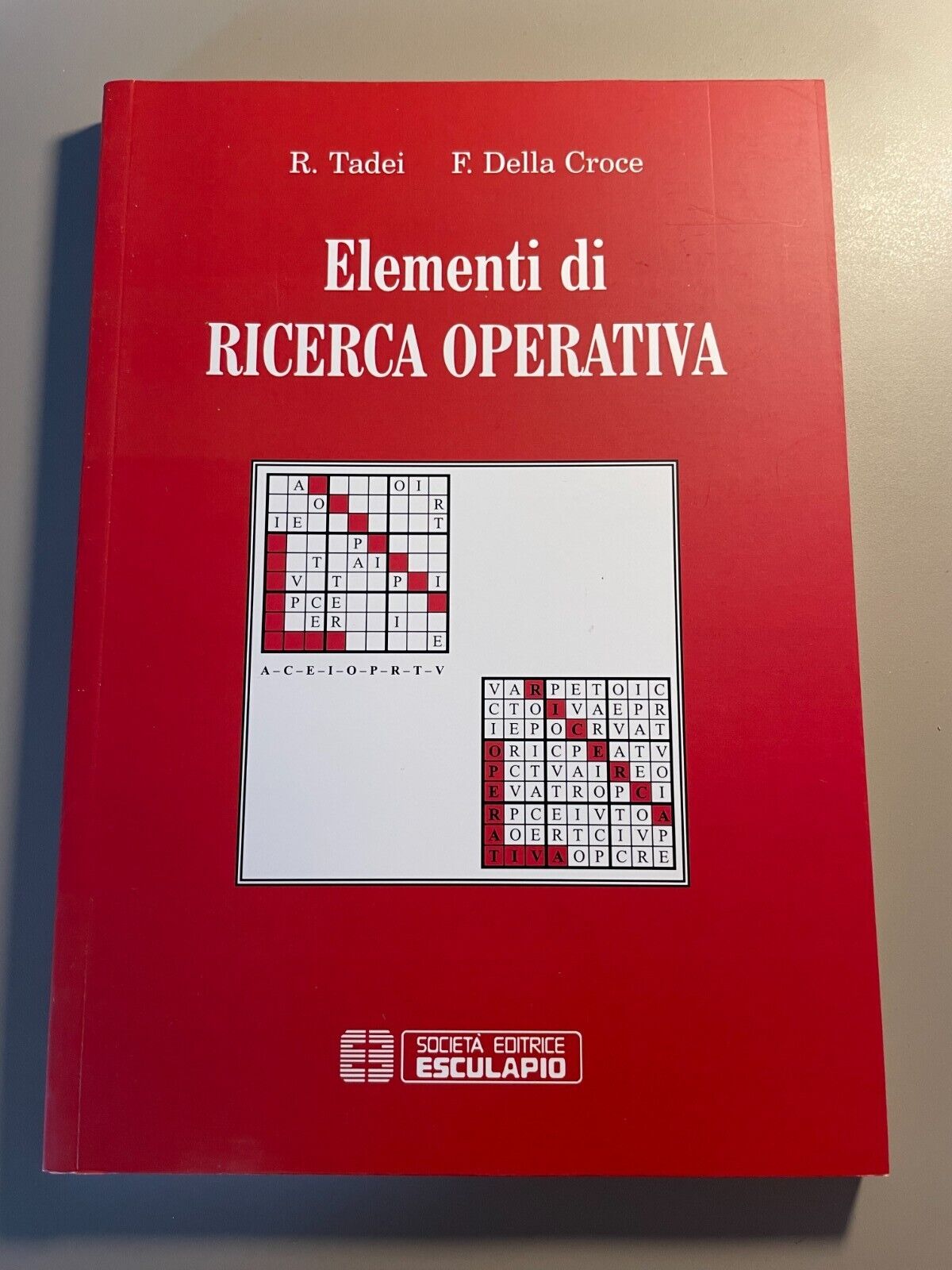 Elementi diRICERCA OPERATIVA - R. Tadei, E. Della Croce, ISBN 978-88-7488-385-1