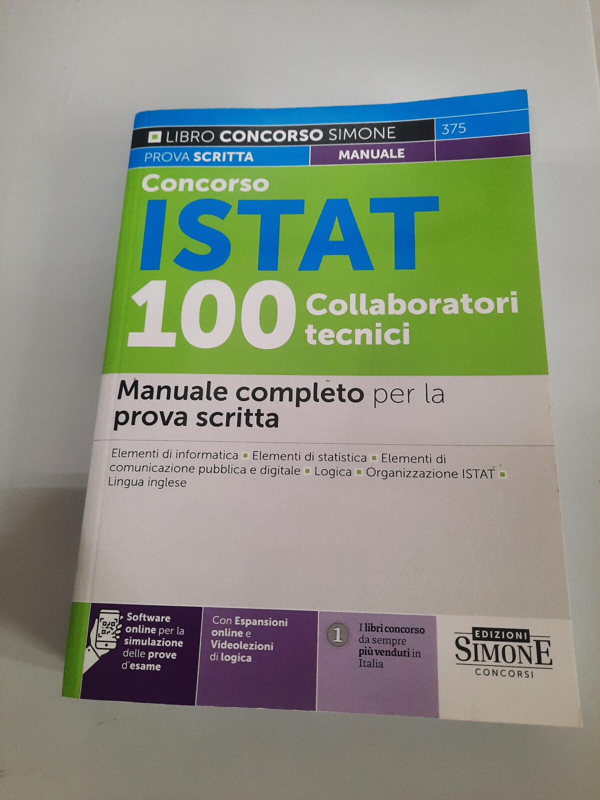 9788891431813 Concorso ISTAT 100 Collaboratori tecnici – Manuale prova scritta