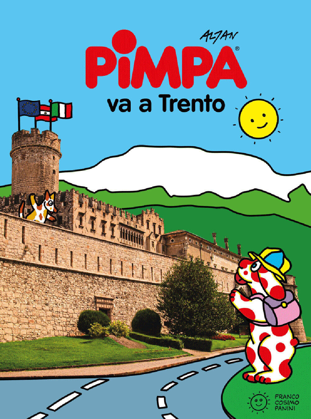 Pimpa va a Trento. Ediz. a colori. Con Libro o pacchetto di cartoline - Altan