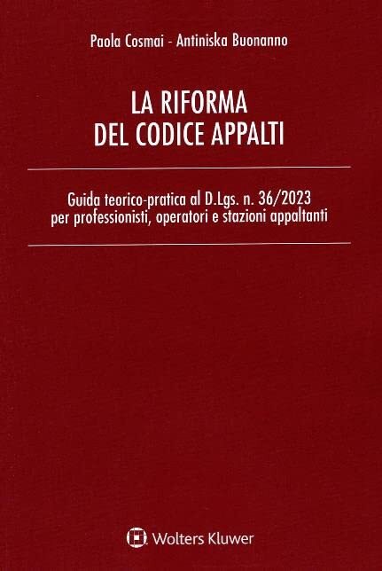 9788813382124 Riforma del codice appalti - Cosmai