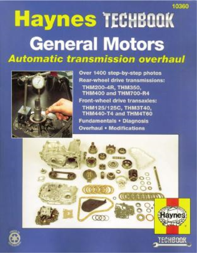 General Motors Automatic Transmission Overhaul Haynes Techbook (USA) (Tascabile)