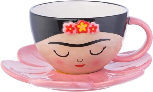 Frida Cup & Flowersaucer Set Book NUOVO