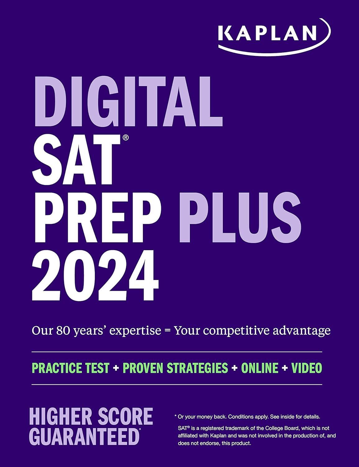 9781506287300 Kaplan Digital SAT Prep Plus 2024 - Kaplan Test Prep
