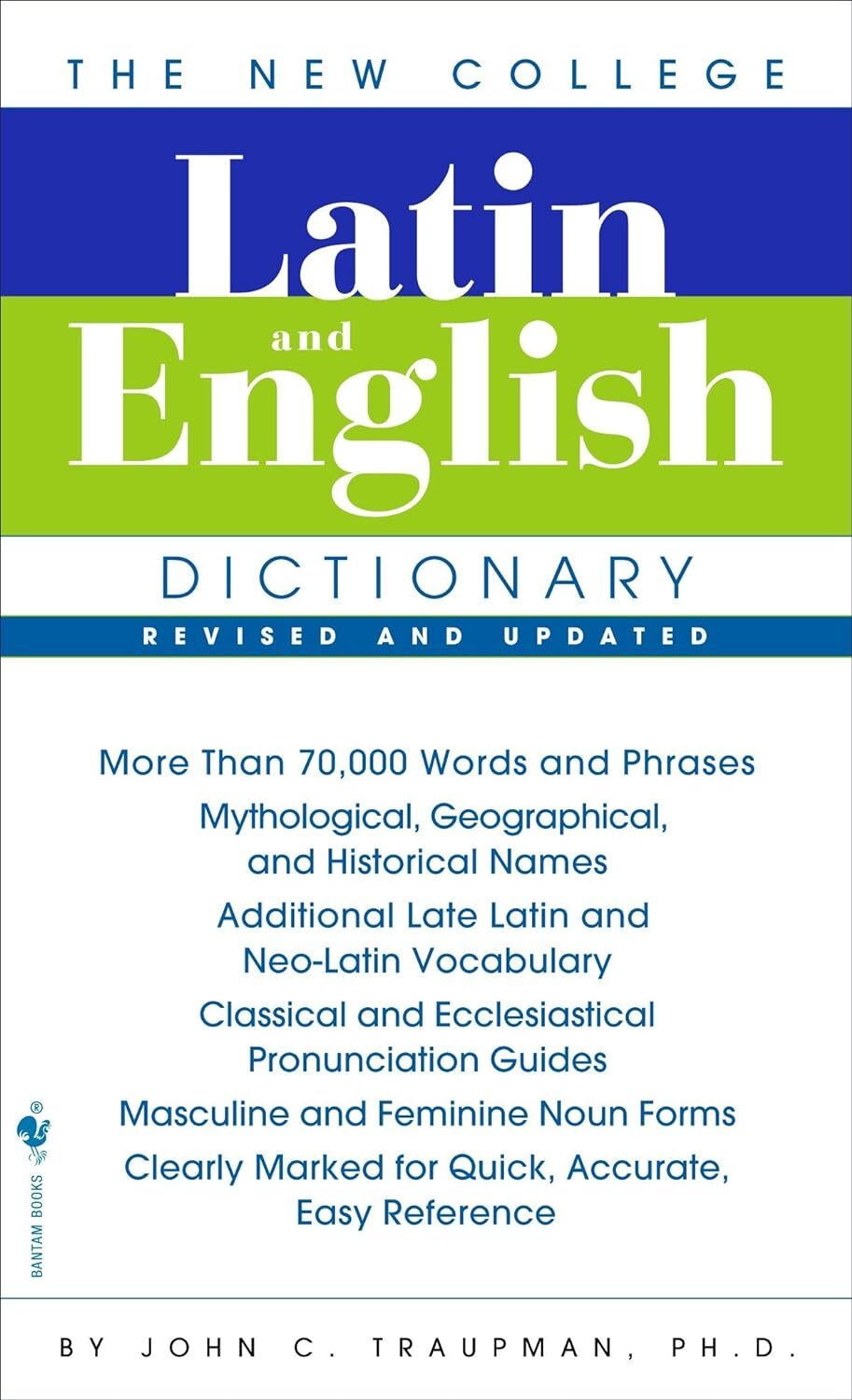 9780553590128 The New College Latin & English Dictionary, Revised and Updated -