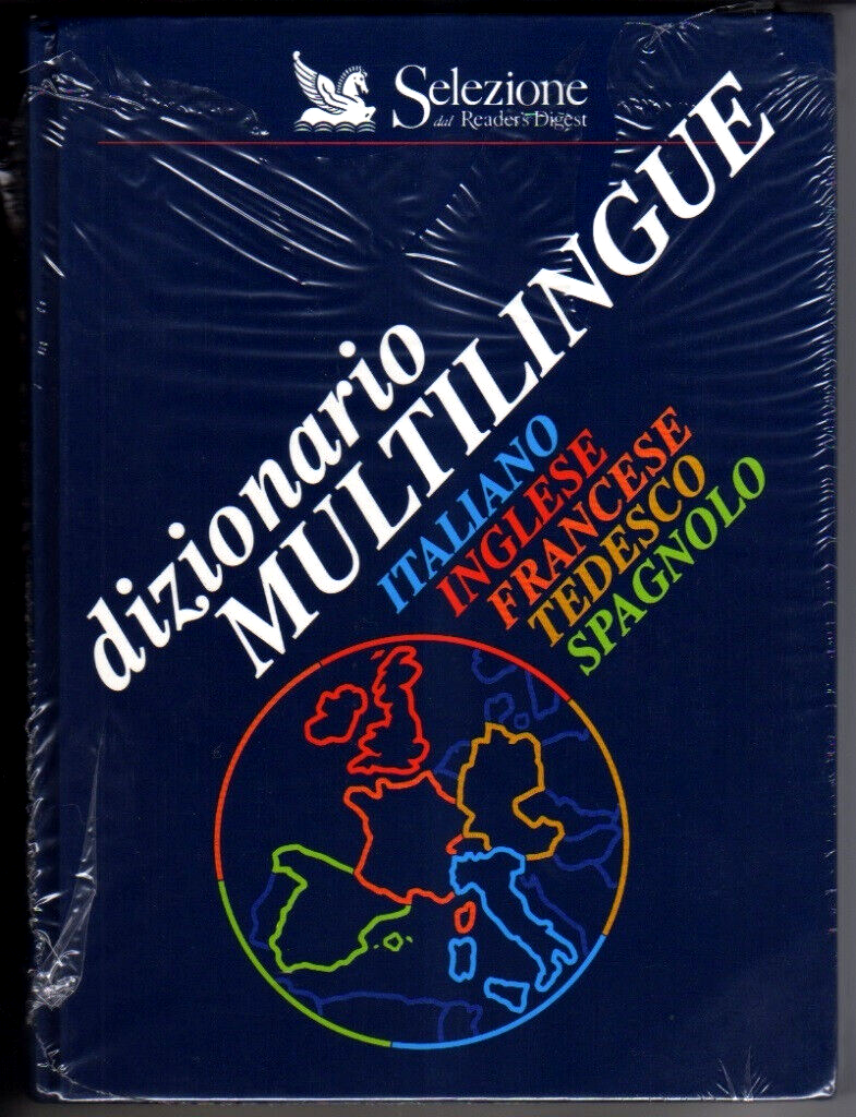 DIZIONARIO MULTILINGUE: Italiano Inglese Francese Tedesco Spagnolo — SIGILLATO