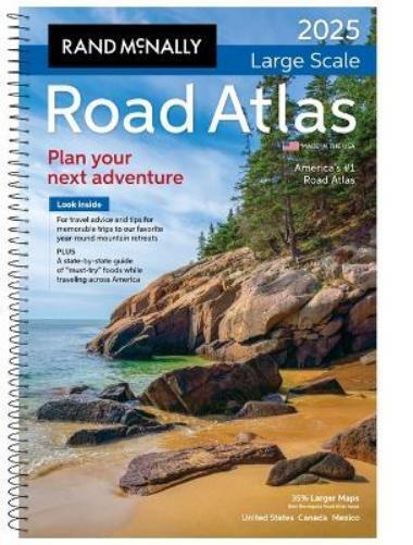Rand McNally 2025 Large Scale Road Atlas (Tascabile)
