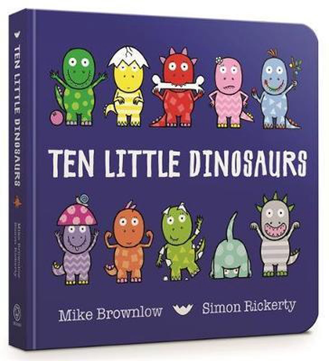 LIbri UK/US Brownlow, Mike - Ten Little Dinosaurs Board Book