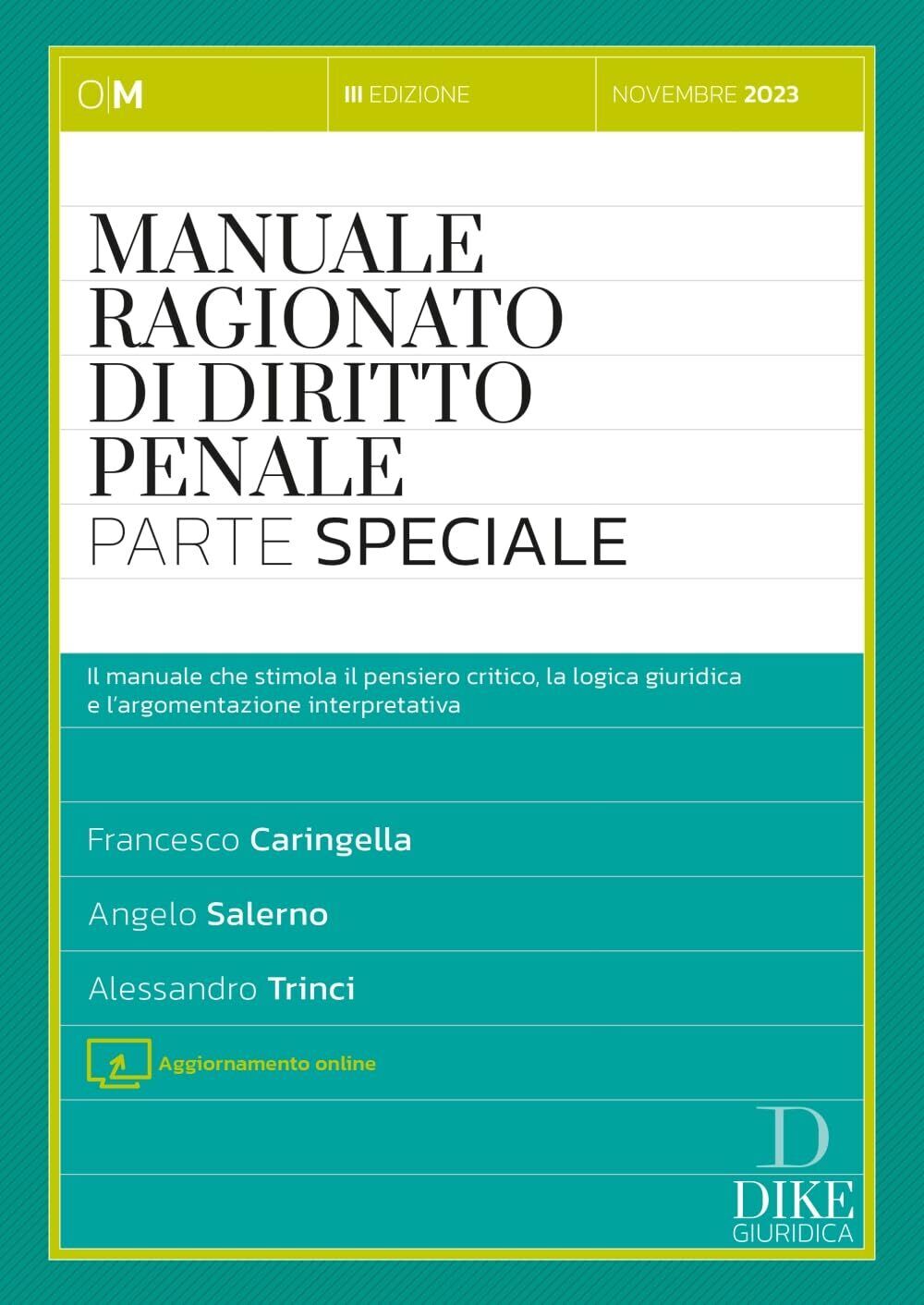 9788858215319 Manuale ragionato di diritto penale. Parte speciale - Francesco Ca