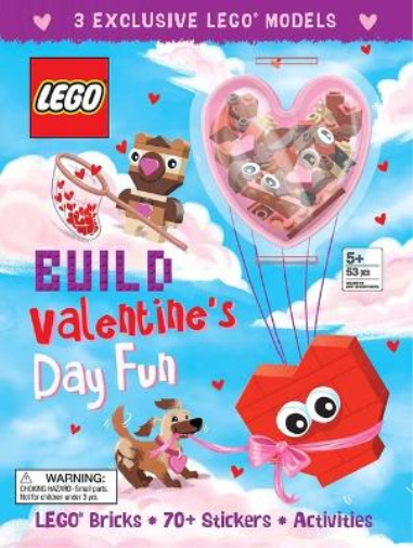 Lego Books: Build Valentine's Day Fun! (Tascabile) Activity Book with Minifigure