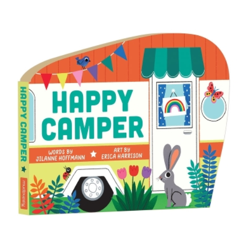 Mudpuppy Jilanne Hoffmann Happy Camper Shaped Board Book (Libro di cartone)