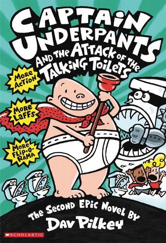 Dav Pilkey Captain Underpants and the Attack of the Talking Toilets (Tascabile)