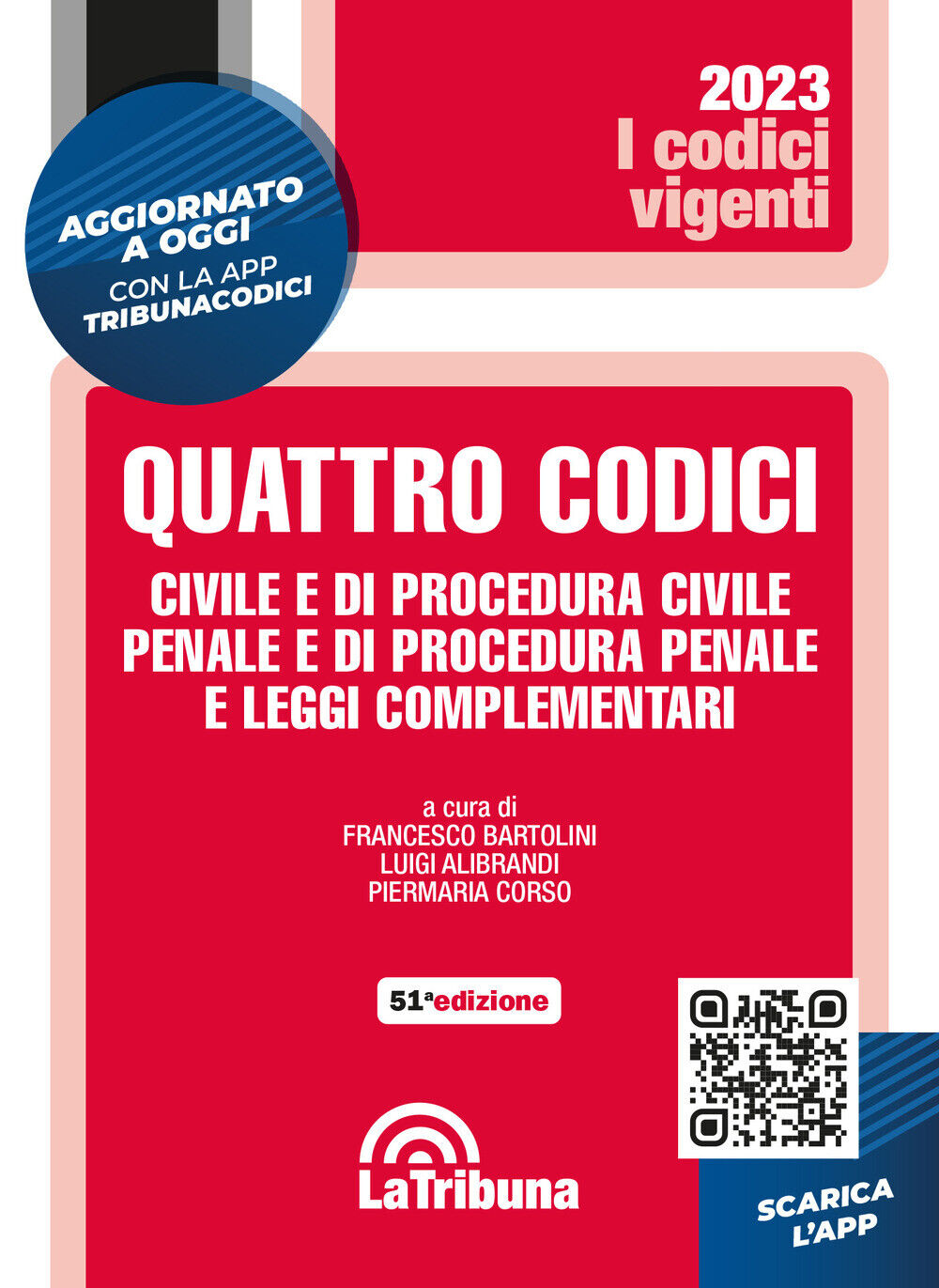 Quattro codici. Civile e di procedura civile, penale e di procedura penale...