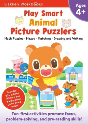 Gakken Early Childhood Exper Play Smart Animal Picture Puzzlers Age  (Tascabile)