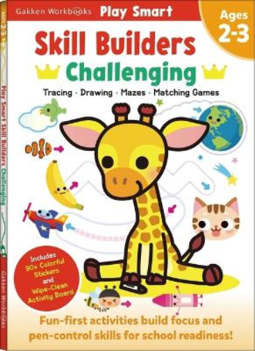 Gakken Early Childhood E Play Smart Skill Builders: Challenging - A (Tascabile)