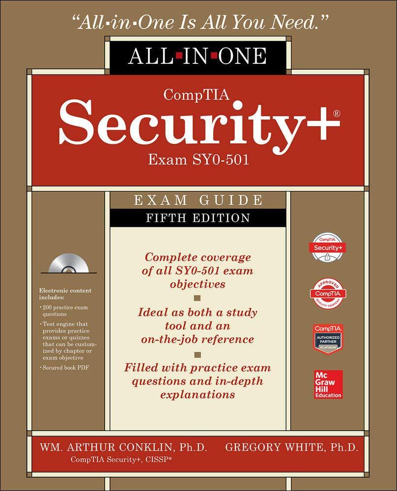 9781260019322 CompTIA Security+ All-in-One Exam Guide, Fifth Edi...Exam SY0-501)