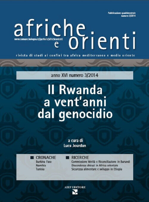 Afriche e Orienti  (2014). Vol. 3 - Jourdan Luca