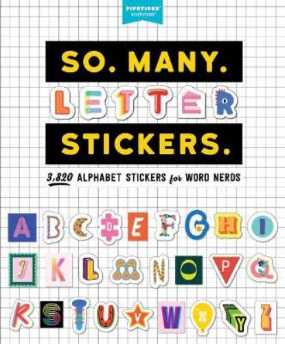 Pipsticks®+Workman® So. Many. Letter Stickers. (Tascabile) Pipsticks+Workman