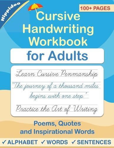 Hippidoo Sujatha Lalgudi Cursive handwriting workbook for Adults (Tascabile)